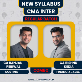 CA Ranjan Periwal Costing &amp; CA Bishnu Kedia Financial Accounting Combo Regular Batch For CMA Inter