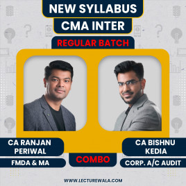 CA Ranjan Periwal FMDA &amp; MA &amp; CA Bishnu Kedia Corporate A/C &amp; Audit Combo Regular Batch For CMA Inter