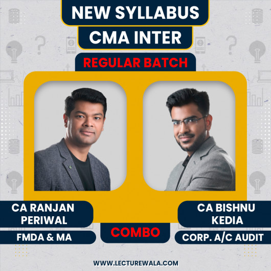 CA Ranjan Periwal FMDA & MA & CA Bishnu Kedia Corporate A/C & Audit Combo Regular Batch For CMA Inter
