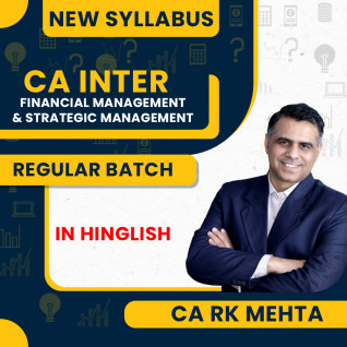CA Inter FM & SM Regular Course New Syllabus By CA RK Mehta 