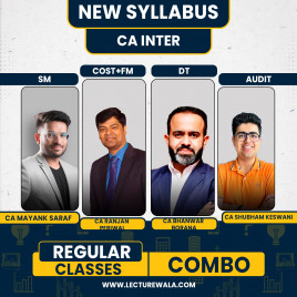 Ranjan Periwal Classes Taxation With Group -2 All Subjects Combo Regular Online Classes For CA Inter : Online Classes