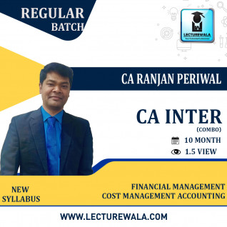 CA Inter Fm And Costing Combo New Syllabus Regular Course by CA Ranjan Periwal : Pen Drive / Online Classes