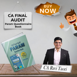 CA Final Audit Param Questionnaire Book By CA Ravi Taori