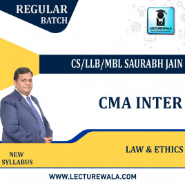 CMA Inter Law &amp; Ethics Regular Course BY CS LLB MBL Sarabh Jain : Pen drive / Google drive.