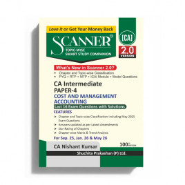 CA Inter Cost &amp; Managment Accounting Paper - 4 Complete Package Study Material : Book