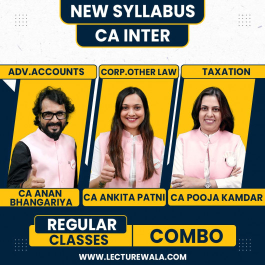 SPC Classes Group 1 Combo Face To Face Classes For CA Inter : Online Classes