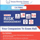 CA FINAL RISK MANAGEMENT COMPREHENSIVE BOOK BY CA SANJAY KHEMKA (For May 2022 & Nov 2022 )