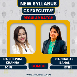 CA Chahak Bahal &amp; CA Shilpum Khanna Module II New Syllabus Economic, Commercial &amp; Intellectual Property Laws Regular Online Classes For CS Executive