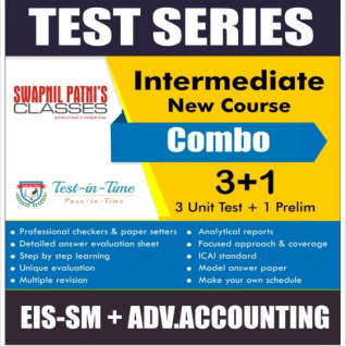 CA Inter EIS SM & Adv. Accounting Test Series Combo : By CA Anand Bhangariya & CA Swapnil Patni : Online test series
