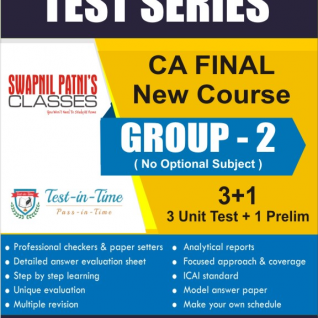 CA Final Group 2 Regular Course combo Test Serial : SPC (For MAY 2021 TO NOV.2021)