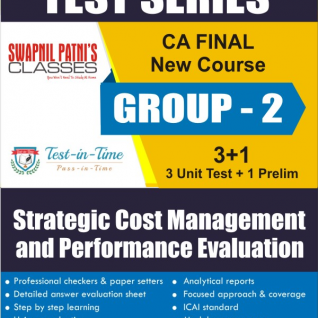 CA Final Group 2 Strategic Cost Management and Performance Evaluation Regular Course Test Serial : SPC (For MAY 2021 TO NOV.2021)
