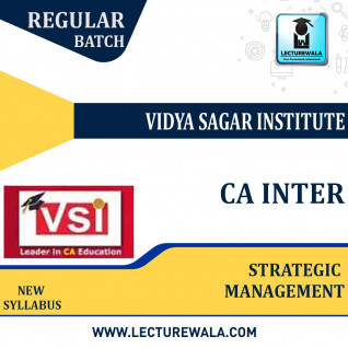 CA Inter Strategic Management (Paper -7) Regular Course : Video Lecture + Study Material By VSI (For May 2022 Nov 2022)