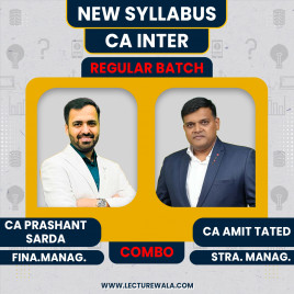 CA Prashant Sarda Financial Management &amp; CA Amit Tated Strategic Management Regular Batch For CA Inter