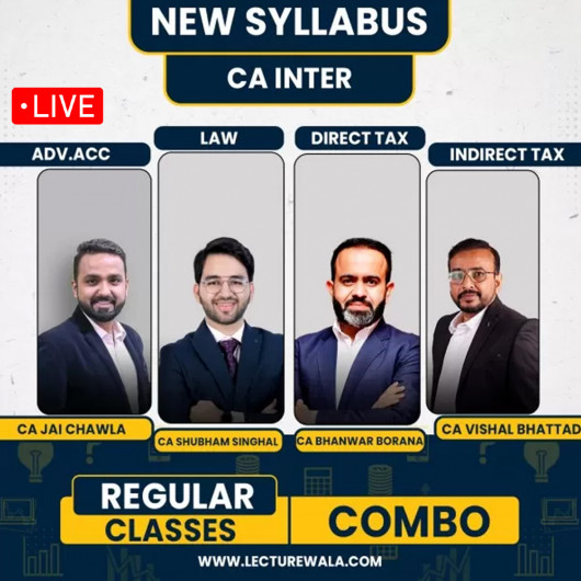 CA inter New Syllabus Group - 1 Combo Live Streaming Regular Batch By Vsmart Academy