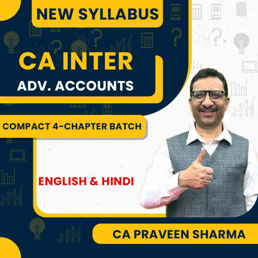 CA INTER ADVANCED ACCOUNTING 4 CHAPTER ONLY REGULAR BATCH BY PARVEEN SHARMA : GOOGLE DRIVE