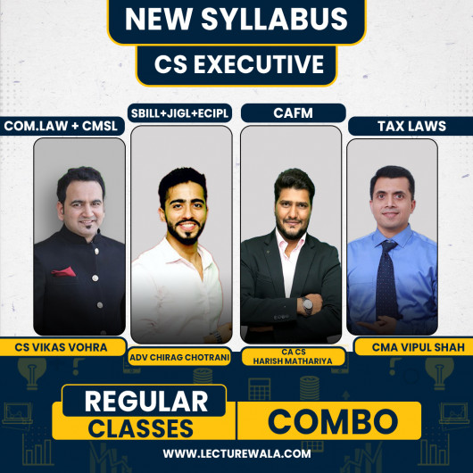 CS Executive Both Module Regular Online Combo Classes By Yes Academy