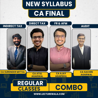  CA Atul Agarwal, CA Ajay Agarwal, CA Sachin Agarwal & CA Surender Mittal Both Group Combo For CA Final