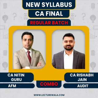 CA Nitin Guru AFM & CA Rishabh Jain Audit Regular Online Classes For CA Final: Online Classes