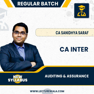CA Inter Audit Regular Course by CA SANIDHYA SARAF: Pen Drive / Google Drive.