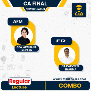  CA Final AFM & FR Recorded Regular Batch Combo by CFA Archana Khetan & CA Parveen Sharma : Online Classes 