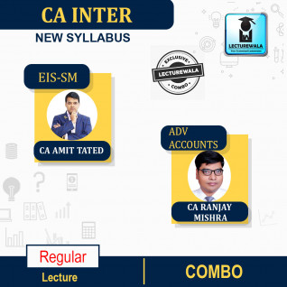 CA Inter Adv Accounting & Eis-Sm Combo Regular Course By CA Amit Tated & CA Ranjay Mishra : Pen Drive / Online Classes