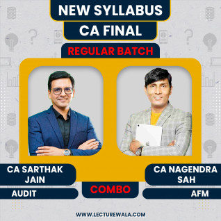 CA Nagendra Sah & CA Sarthak Jain AFM & Audit Combo For CA Final: Online Classes