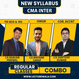 Ranjan Periwal Classes OMSM, Cor. Accnt &amp; FM-BDA, MA COMBO Regular Batch For CMA Inter