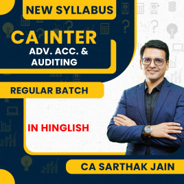 CA Sarthak Jain Adv. Accounting &amp; Auditing &amp; Ethics Combo Regular Batch For CA Inter