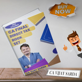  CA Final Direct Tax Regular Book Set By CA Vijay Sarda: Online Book