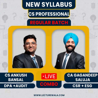 CS Professional Module - 1 Combo With CSR & Social Governance Regular Course New Syllabus By CS GD SALUJA ,CS ANKUSH BANSAL: