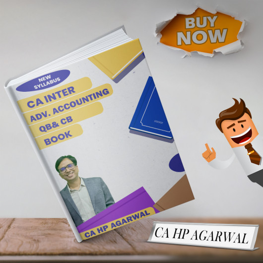 CA HP Agarwal Advanced Accounting Question Book & Concept Book For CA Inter : Study Material