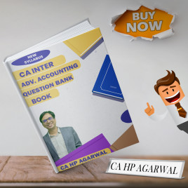CA HP Agarwal Advanced Accounting Question Book For CA Inter : Study Material