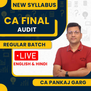 CA Pankaj Garg Advanced Auditing Regular Classes For CA Final 
