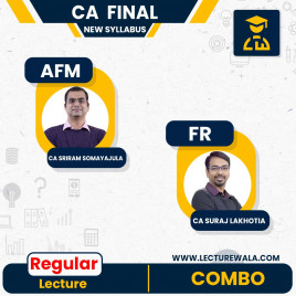  Indigolearn FR &amp; AFM COMBO Regular Batch For CA Final : Online Classes