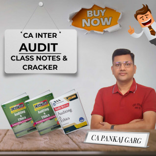 CA Pankaj Garg Audit –Class Notes & Cracker (Vol.1 & 2) For CA Inter : Study Material