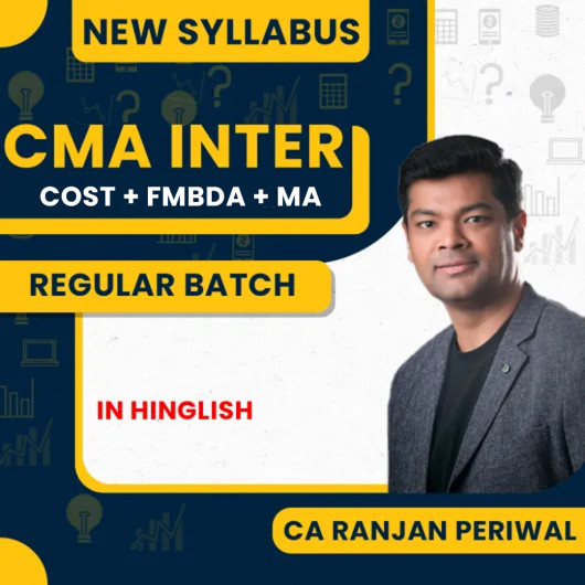 CA Ranjan Periwal FMBDA & Cost Accounting And Management Accounting Combo Regular Batch For CMA Inter 