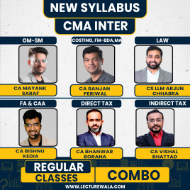 Ranjan Periwal Classes Both Group COMBO Regular Batch For CMA Inter