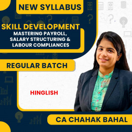 CA Chahak Bahal Mastering Payroll, Salary Structuring &amp; Labour Compliances Skill Development Course : Pen Drive / Online Classes