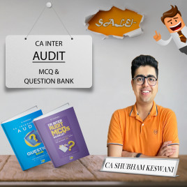 CA INTER Audit Question Bank With MCQ (New Scheme) By CA Shubham Keswani Applicable For Sep 2025