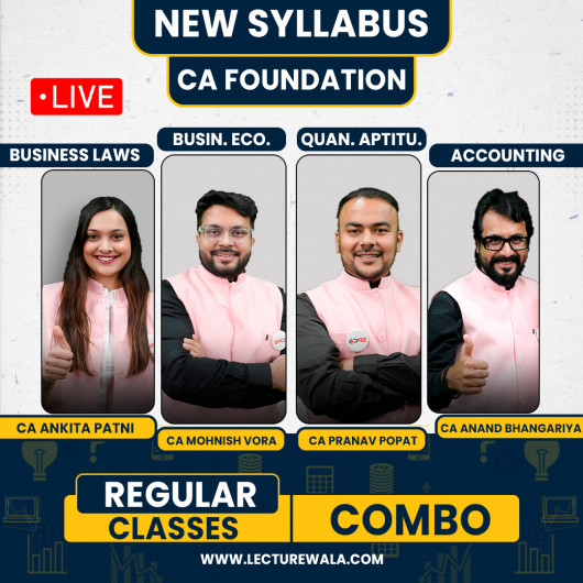 Swapnil Patni Classes All Subject Combo Face To Face Online Classes For CA Foundation