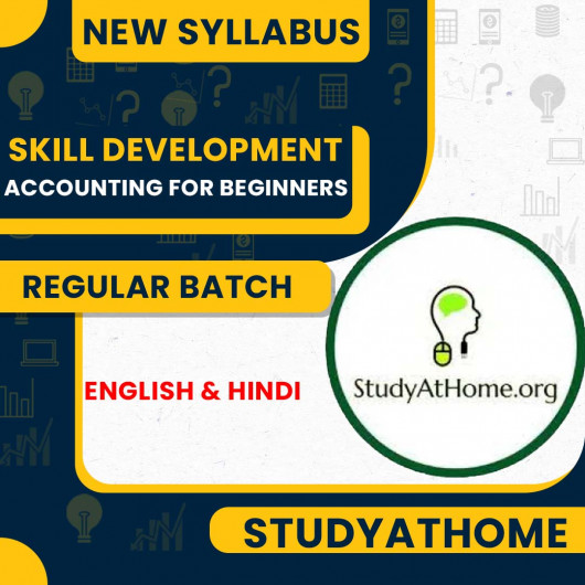  Accounting for Beginners Skill Development Course : Pen Drive / Online Classes
