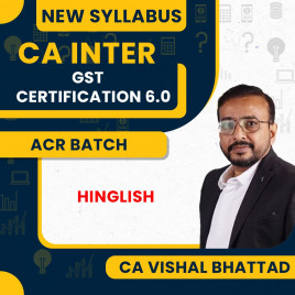 CA/CS/CMA Professional GST CERTIFICATION ACE Batch 8.0 by CA Vishal Bhattad