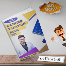 CA INTER NEW SYLLABUS BOOKS TAXATION By CA Vivek Gaba