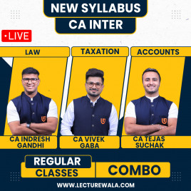 CA Inter New Syllabus Group - 1 Live With Backcup Regular Btach By Ultimate ca : Online Classes