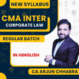 CMA Inter Corporate Law By CA Arjun Chhabra